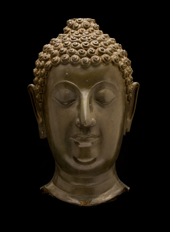 Copper Alloy Head of Buddha