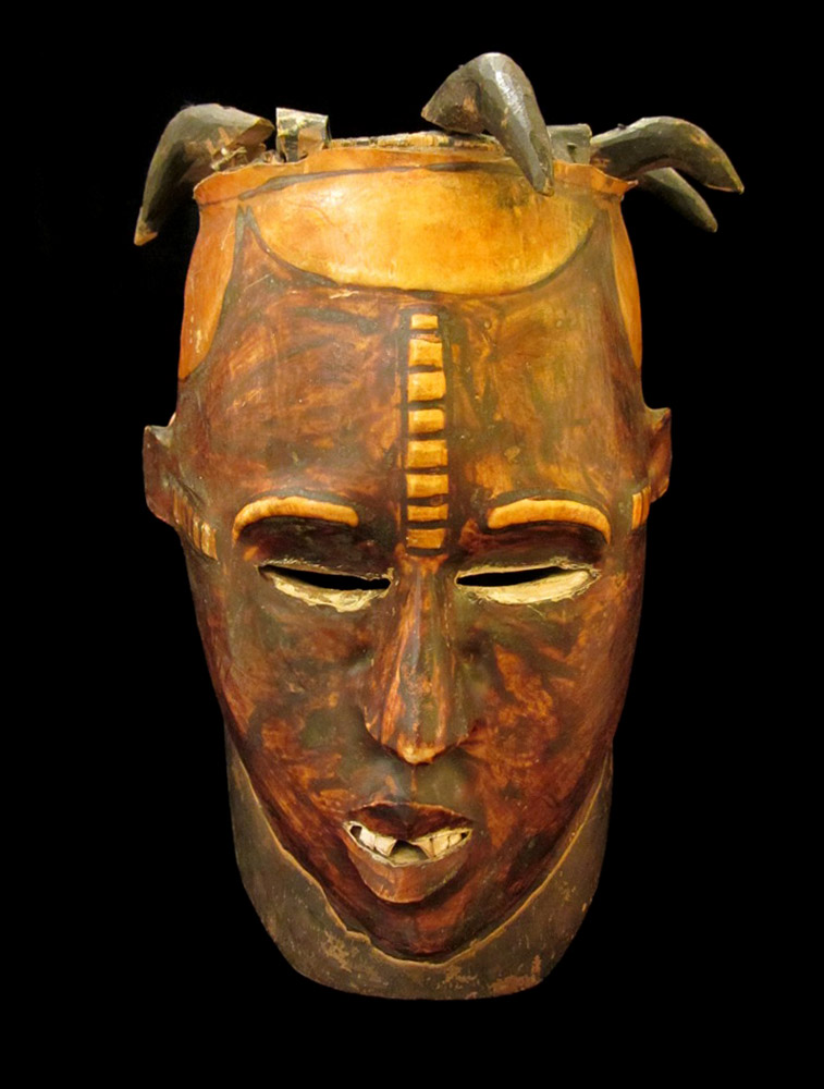 Animal Skin Covered Mask