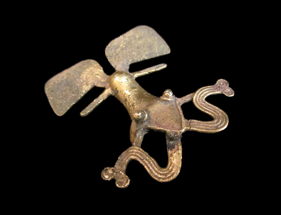 Gold Frog Pendant