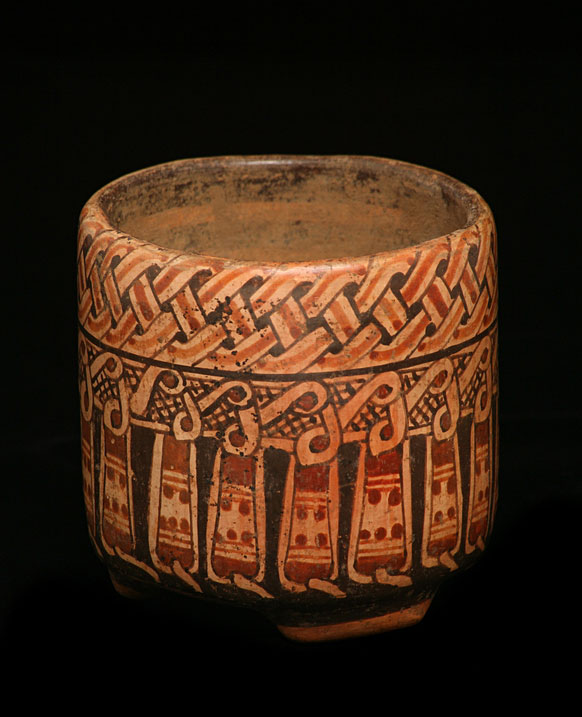 Painted pottery bowl