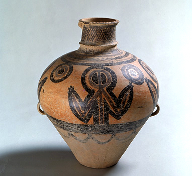 Neolithic painted jar
