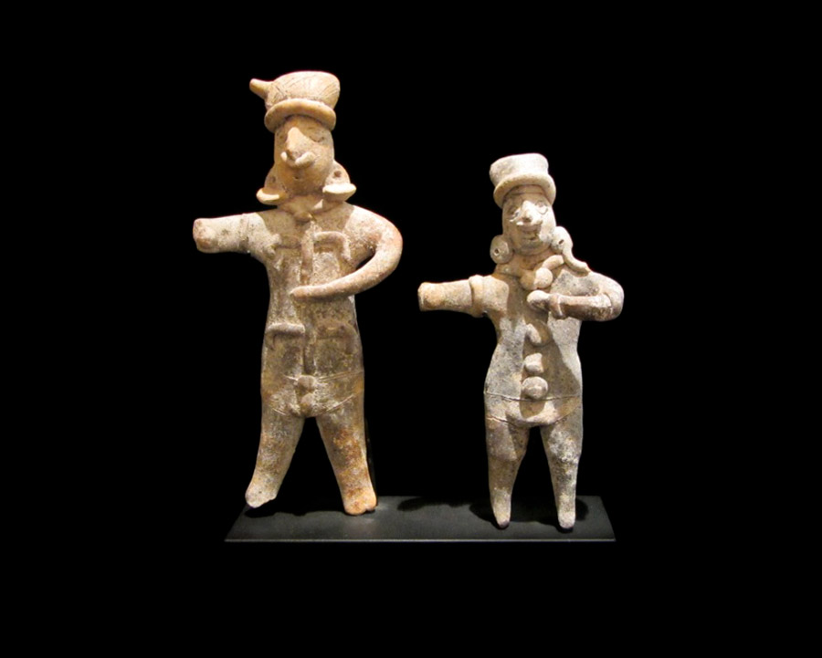 Two Standing Male Figures