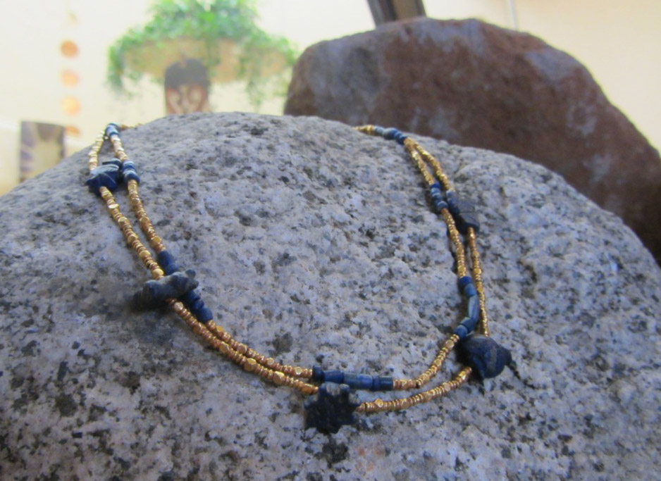 Egyptian Lapis Lazuli Necklace