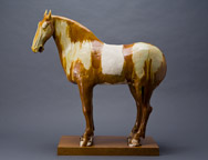 Sancai glazed horse
