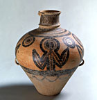Painted jar