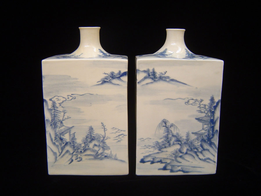 Pair Sake Bottles