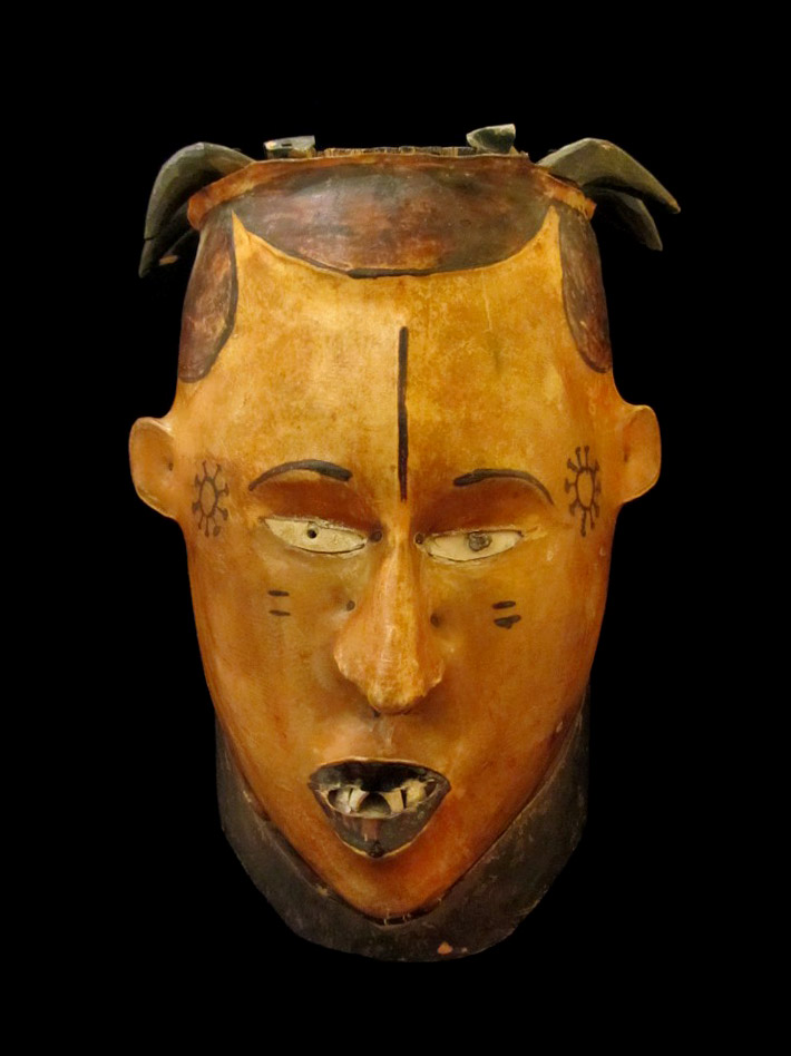 Animal Skin Covered Mask