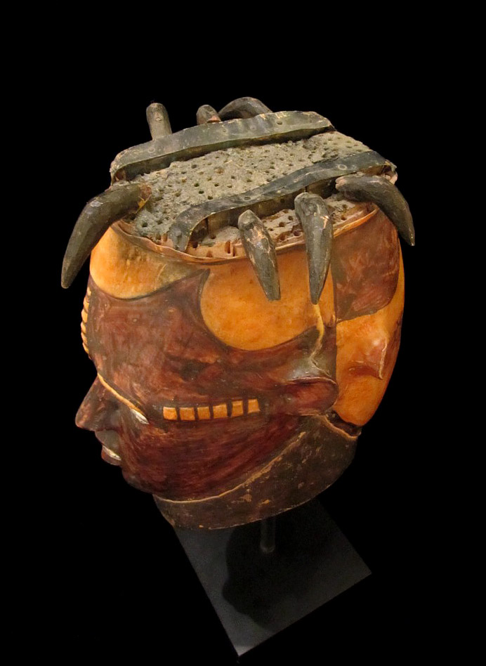 Animal Skin Covered Mask