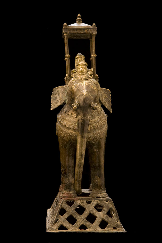 Elephant with Mahort and Diety