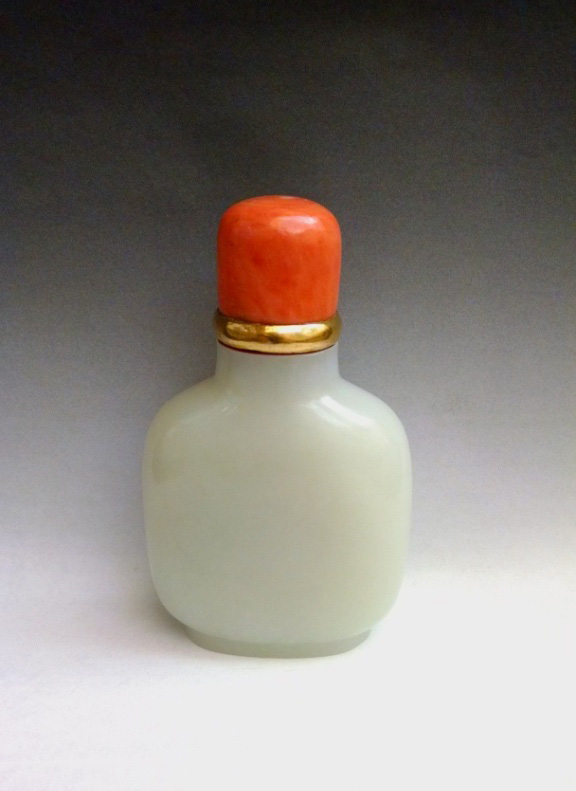 White Jade Snuff Bottle