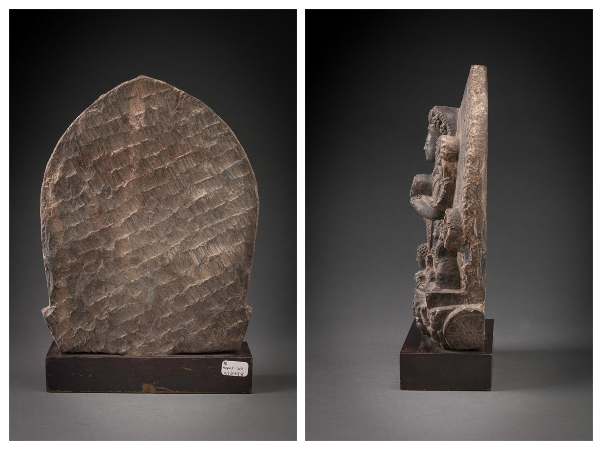 Schist stele of Surya